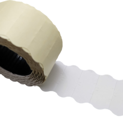 Taśma do metkownicy 1-rzędowa falista 26x12700 biała 5szt. _206A_