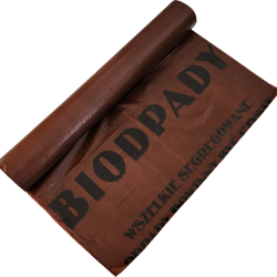 Worek na śmieci 120l. 10szt. 33μm brązowy _766A_